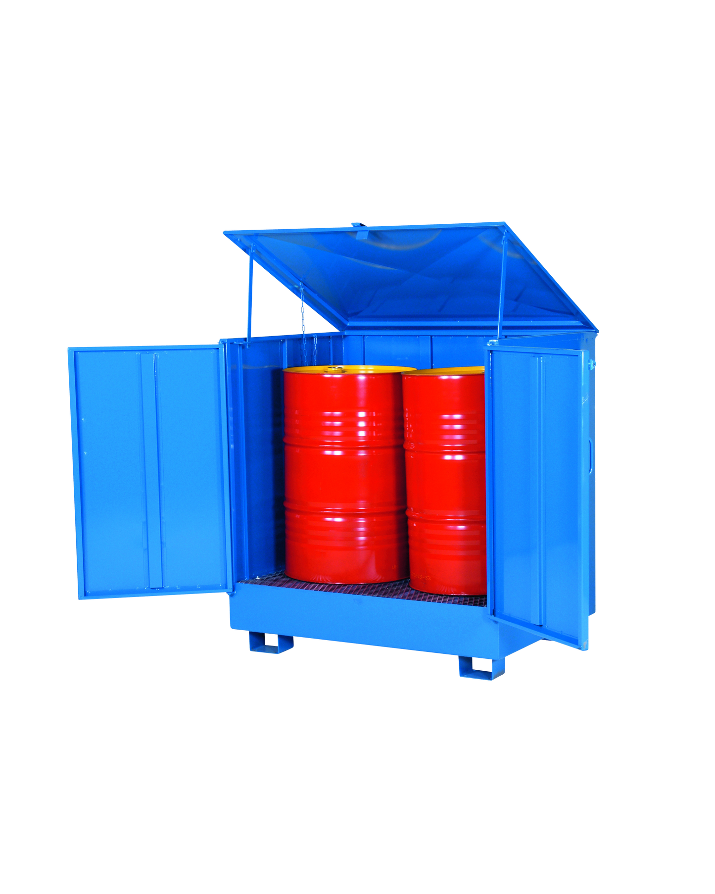 Pallet di ritenzione per Fusti - Capacità: 2 Barili/Fusti