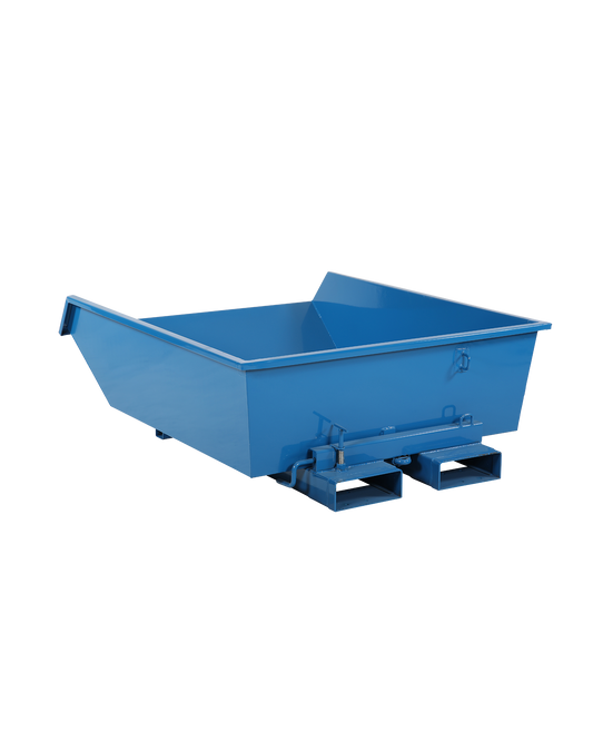 Benna Ribaltabile TLB 90 - Contenitore Ribaltabile a Bassa Costruzione per Muletto 900L