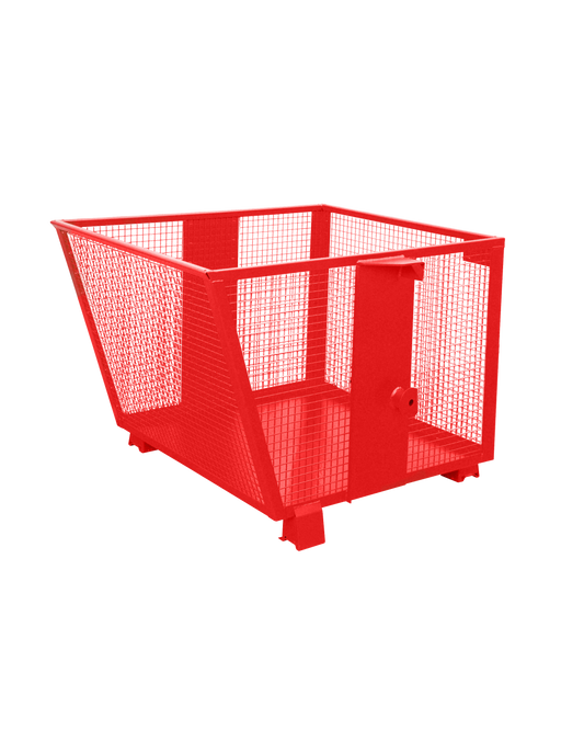 Contenitore Ribaltabile Sovrapponibile in Grigliato BSK-G 90 – 0,90 m³