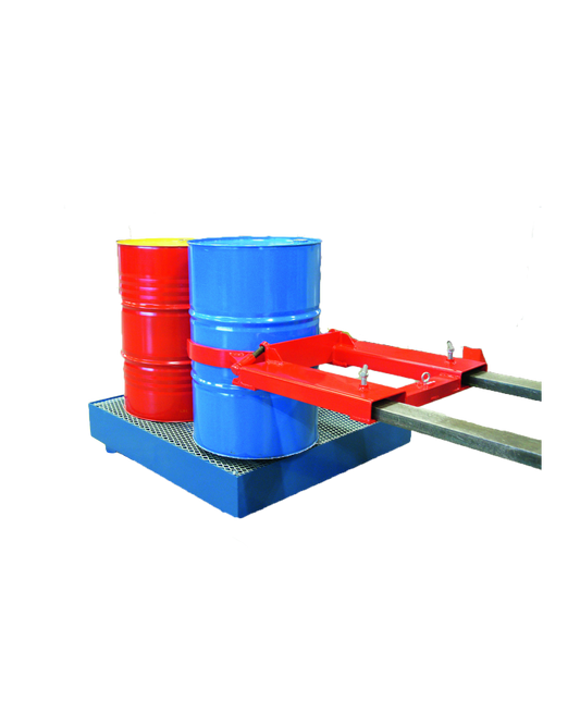 Dispositivo di Bloccaggio Fusti per forche DG40 – 300 kg