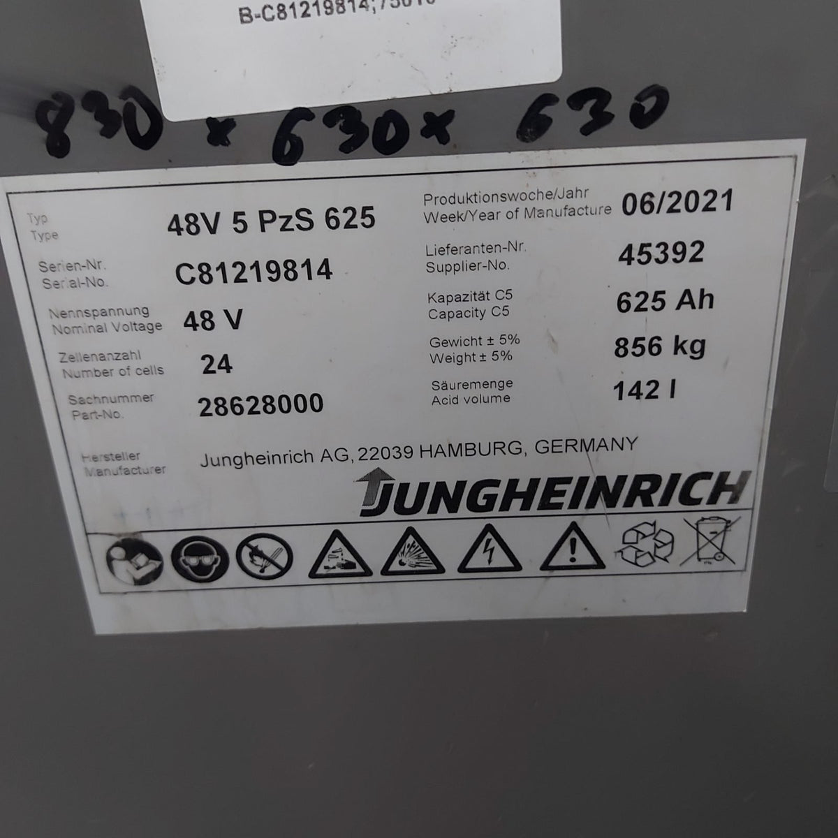 Jungheinrich EFG 216k usato 2021 - carrello elevatore elettrico - foto 10