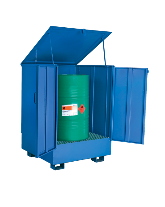 Pallet di ritenzione per Fusti - Capacità: 1 Barile/Fusto