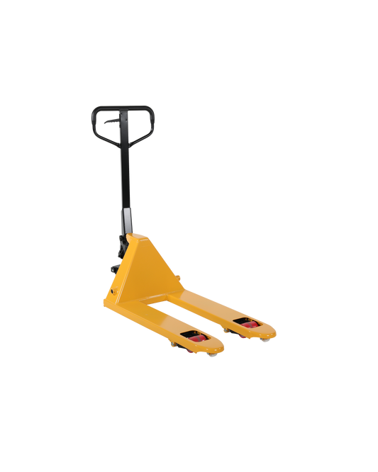 Transpallet manuale con forche corte da 900 mm