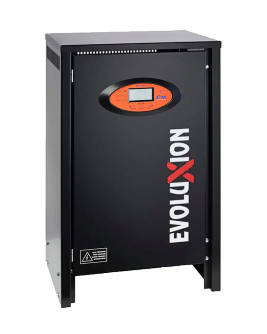 Carica batterie trifase Evoluxion 24V fino a 96V