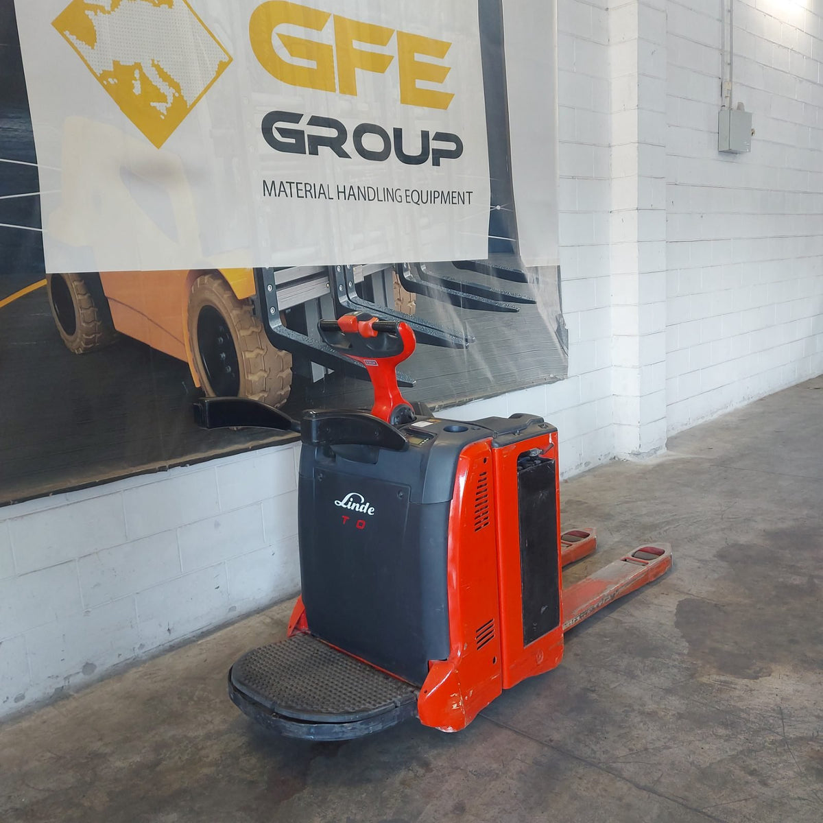 Linde T20 AP usato 2019 - transpallet elettrico con pedana - foto 2