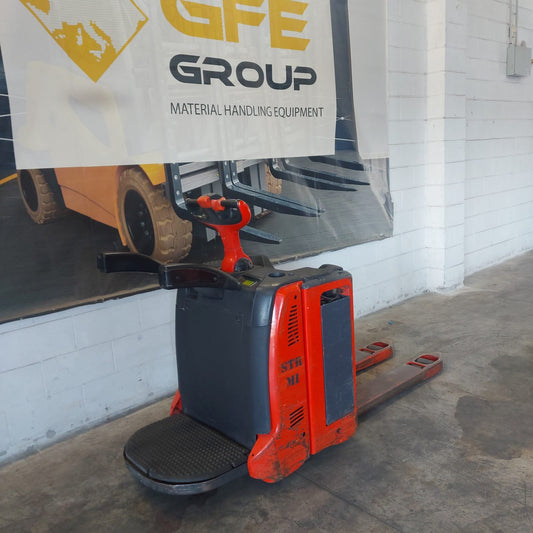 Linde T20 AP usato 2014 - transpallet elettrico con pedana - foto 2