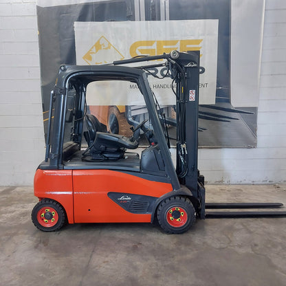 Linde E20PL-02 usato 2019 - carrello elevatore elettrico, vista laterale