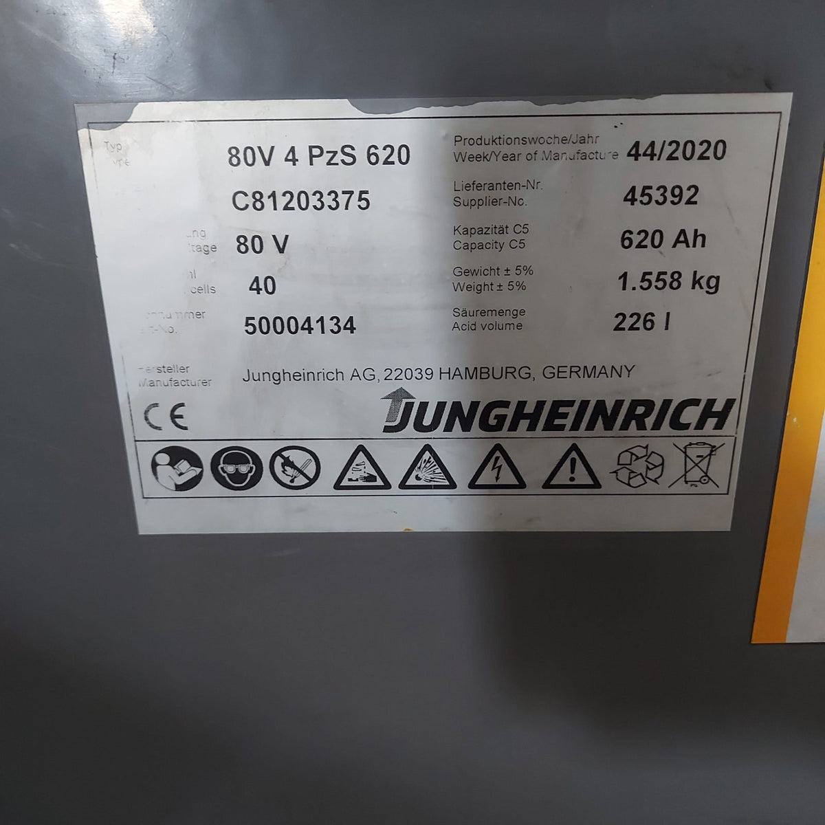 Jungheinrich EFG 430k usato 2020 - carrello elevatore elettrico - foto 11