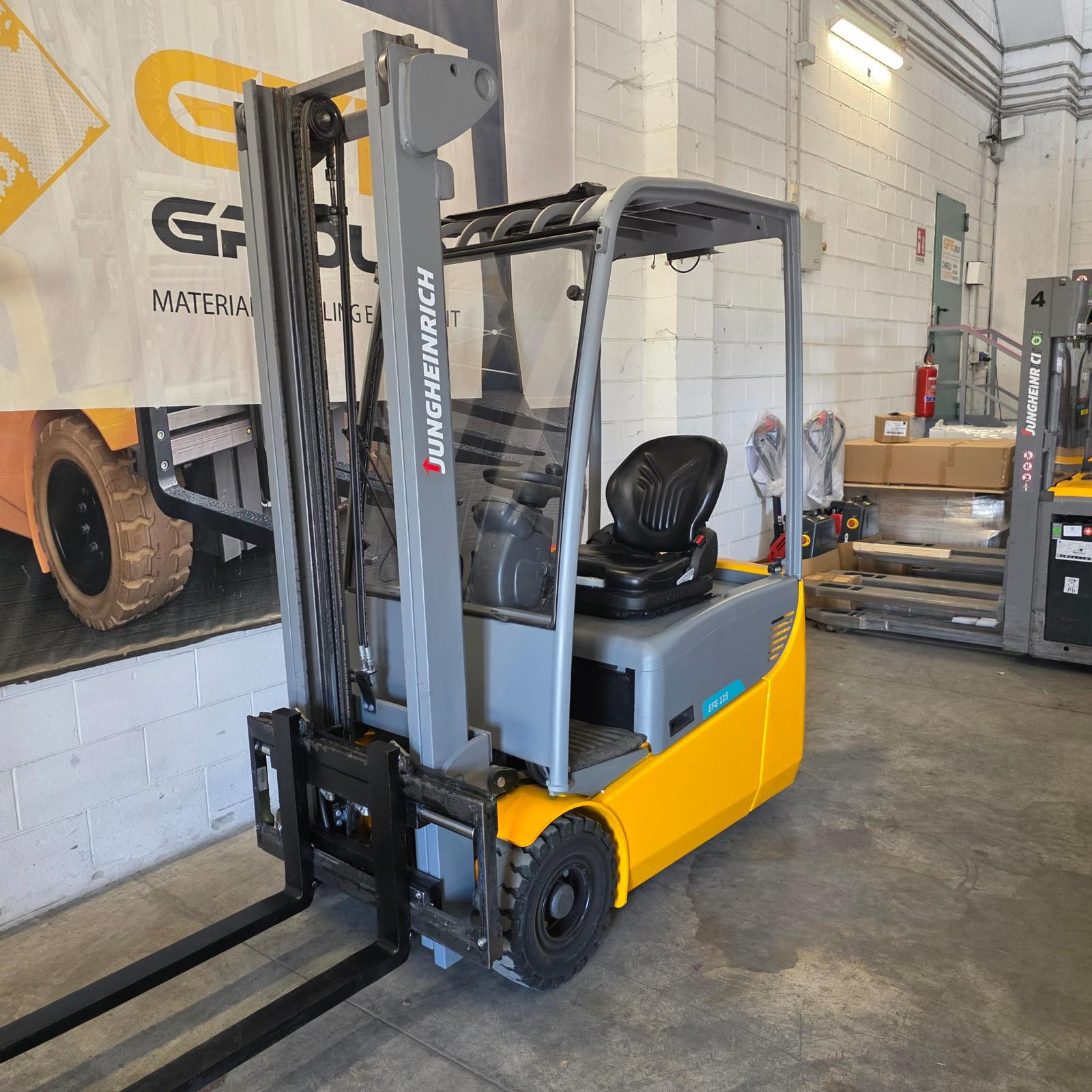 Jungheinrich EFG 115 - Anno 2017 - Carrello elevatore frontale elettrico