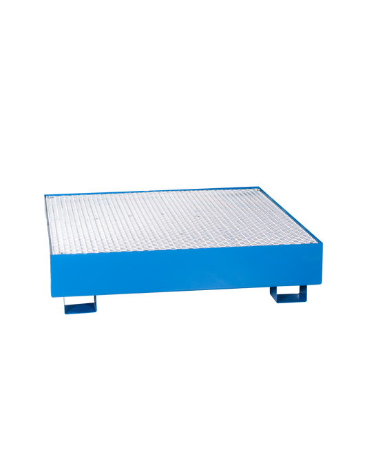 Pallet di ritenzione per Fusti - Capacità: 4 Barili/Fusti