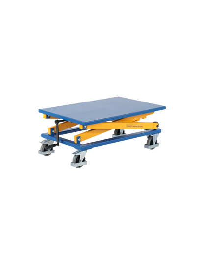 Tavola Elevatrice Manuale con Manovella a Pantografo 300 kg - 950x600 mm