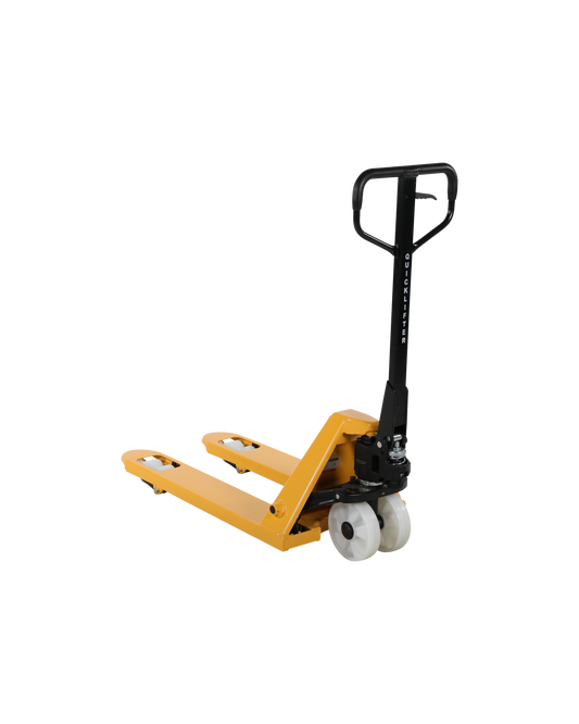 Transpallet Manuale Quicklifter 900x540mm - Doppi Rulli Nylon - Pompata Rapida